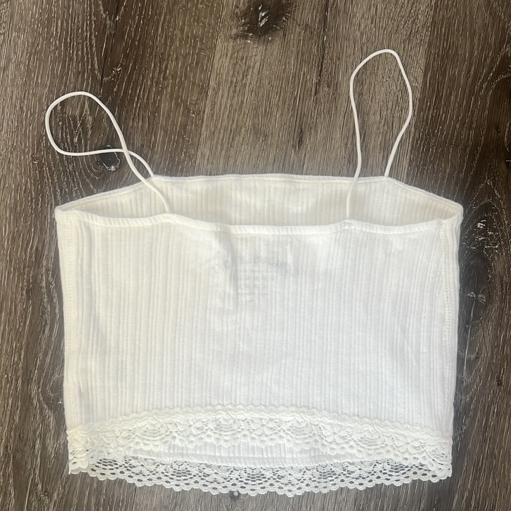 Aeropostale seriously soft white cami. New without tags. Size medium - Picture 3 of 3